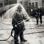 image for Early 1900’s fireman suit for the fireman to get closer to the fire