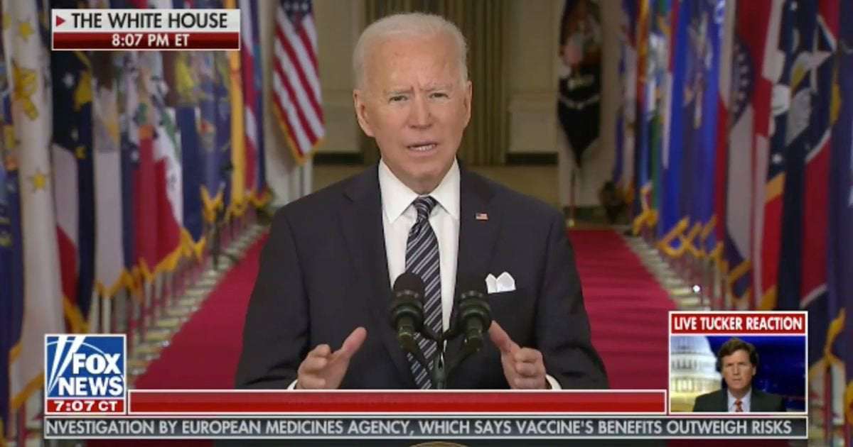 image for Conservatives Are Furious Biden Delivered a Non-Insane Presidential Speech