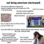 image for Not being American starterpack