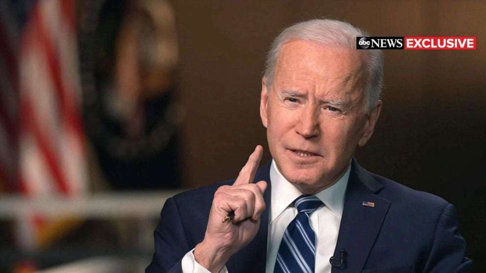 image for Biden says he supports reforming Senate filibuster in ABC News exclusive interview