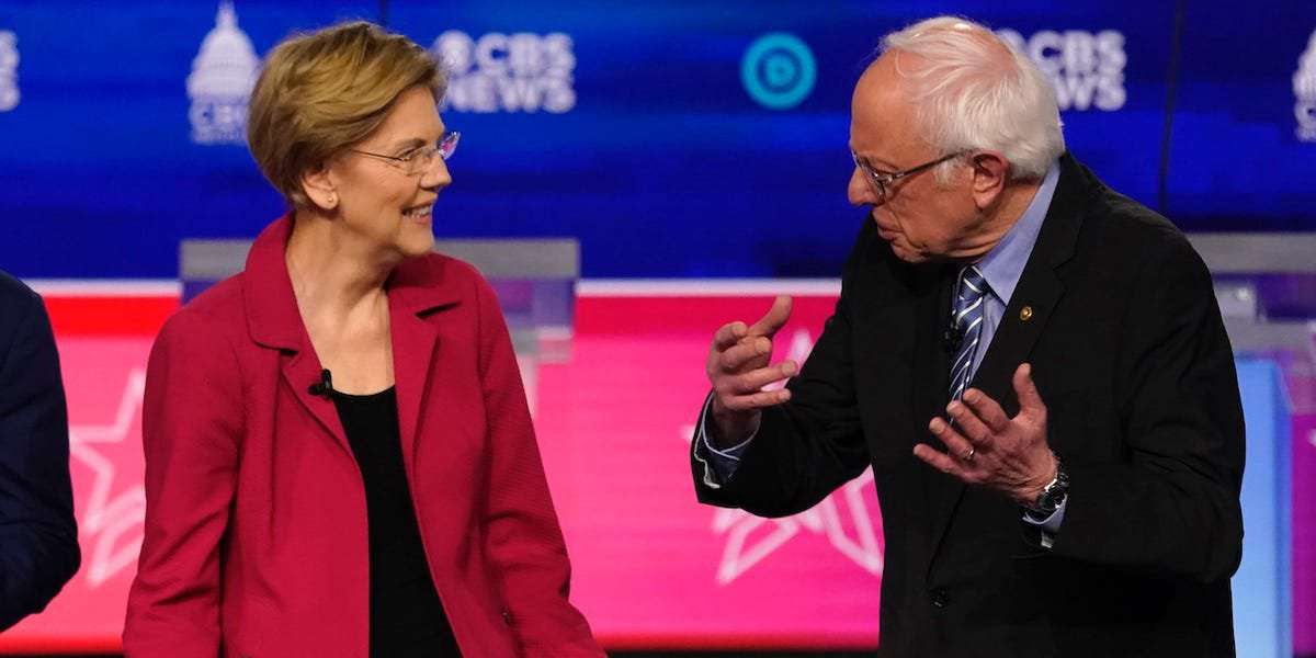image for Bernie Sanders and Elizabeth Warren want to tax CEOs who make 50 times more than their typical worker