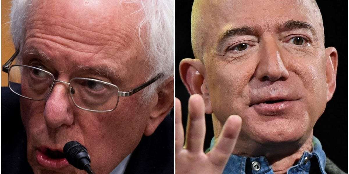 image for Bernie Sanders rips into Jeff Bezos: 'You are worth $182 billion ... why are you doing everything in your power to stop your workers' from unionizing?