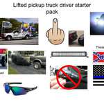 image for Lifted pickup truck driver starter pack