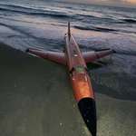 image for My mom and uncle found a USAF target drone on the beach.