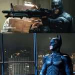 image for Ben Affleck's Batman uses guns while Christian Bale's Batman does not. This is because Ben Affleck is an American.