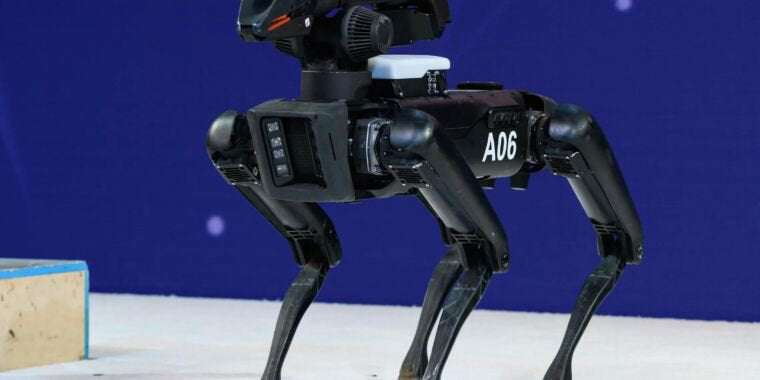 image for New York lawmaker wants to ban police use of armed robots