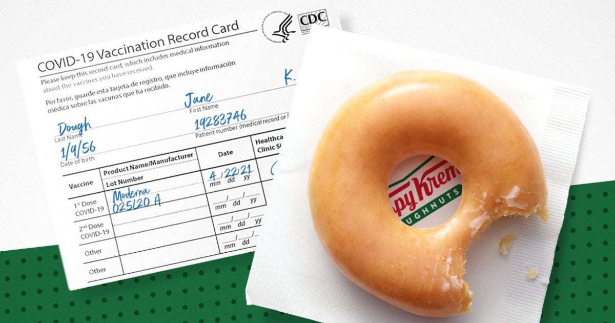image for Krispy Kreme will give you a free doughnut every day this year — if you've been vaccinated