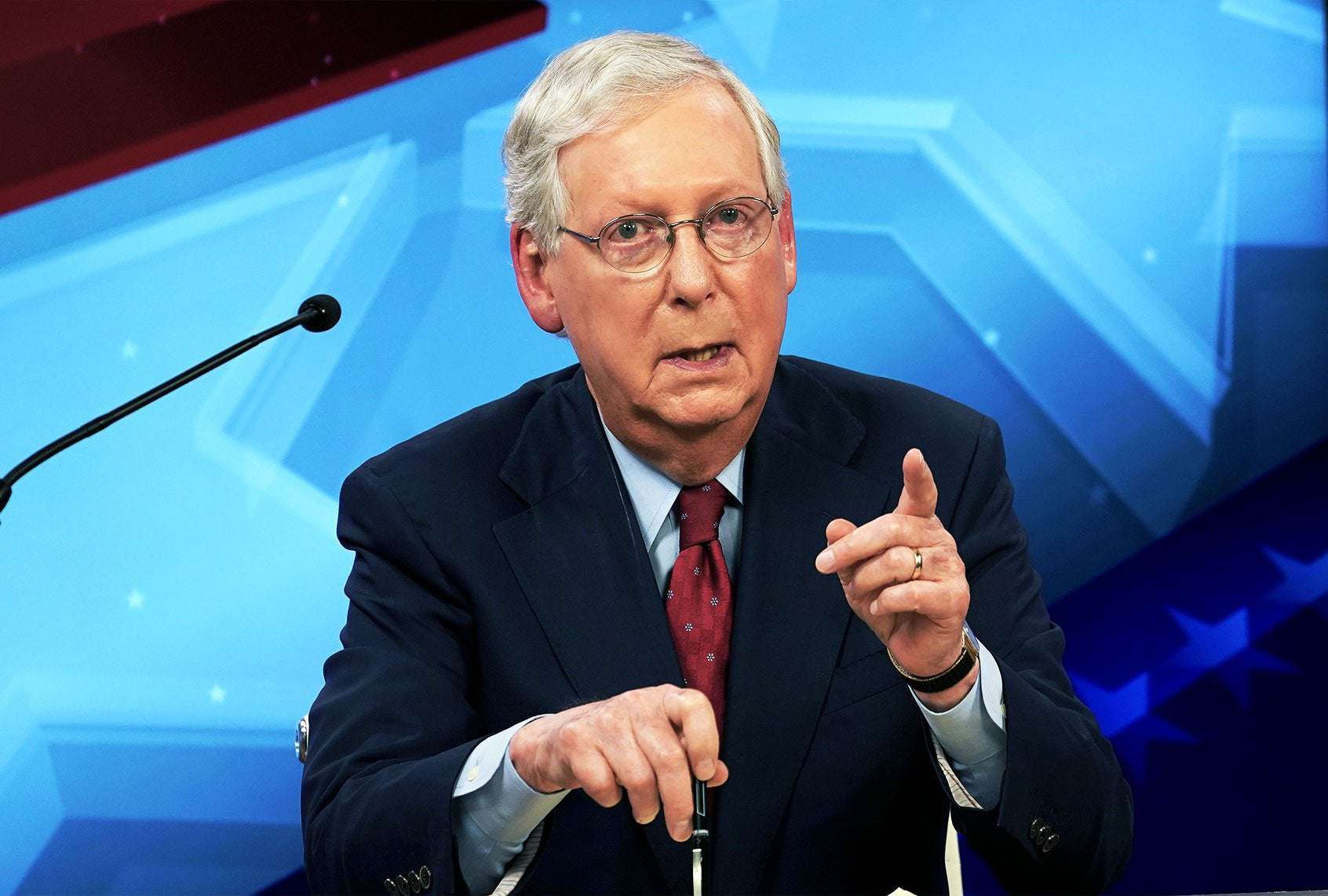 image for Mitch McConnell keeps getting caught telling lies: Being minority leader is less fun