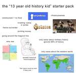 image for the 13 year old history kid starter pack