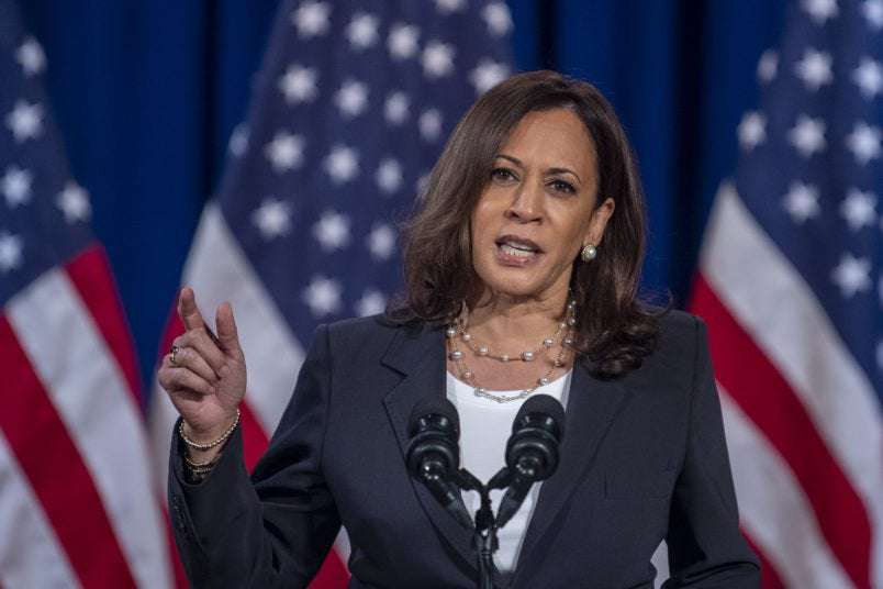 image for Harris Tells GOP To ‘Stop Pushing The False Choice’ Between Gun Ownership And Reform