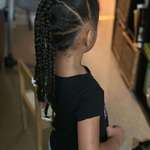 image for As a dad, giving my daughter the hairstyle that makes her feel like a queen always is a win in my book.