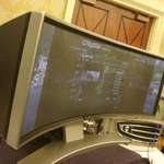 image for Alienware's ultra-wide curved screen from 2008.