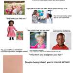 image for Being the only remotely “Black” Person in a 50 Mile Radius Starter Pack