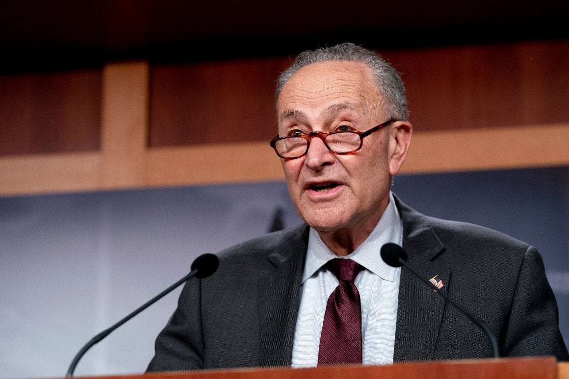 image for Schumer: Senate will act on marijuana legalization with or without Biden