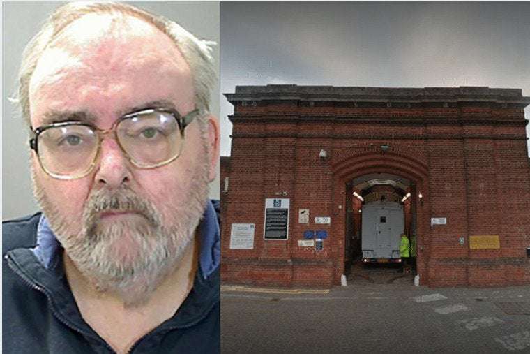 image for Worcestershire paedophile teacher choked to death on breakfast in prison