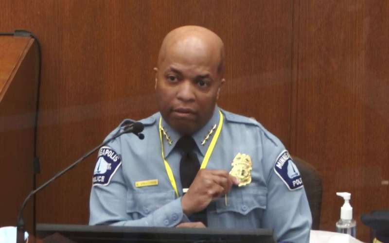 image for Police chief: Kneeling on Floyd’s neck violated policy