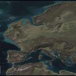 image for Europe during the Ice Age (~20,000 year ago)