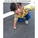 image for Little girl smashing the ground!