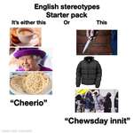 image for English stereotypes starter pack