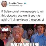 image for Someone get this man a one way ticket!