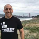 image for Back in 2000, Kevin Hines jumped off the golden gate bridge due mental illnesses. He miraculous survived because a sea lion was bumping him up and kept his head above water. Now he is a suicide prevention speaker.