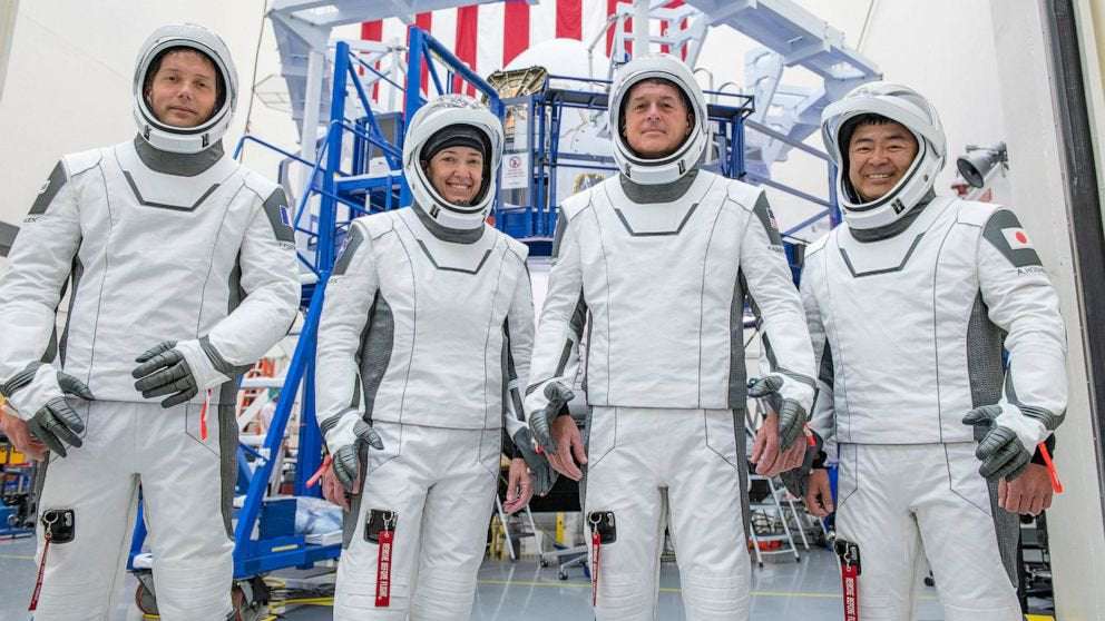 image for SpaceX launches 4 astronauts to ISS on recycled rocket and capsule