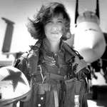 image for Tammy Jo Shults, one of the 1st female fighter pilots to serve in the US Navy. After retiring from the Navy, she became an airline pilot. On April 17, 2018, as captain of SW Airlines 1380, she safely landed a 737 after one of its engines exploded and penetrated a window at 32,000 feet, killing 1.