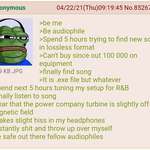image for Anon listened to music