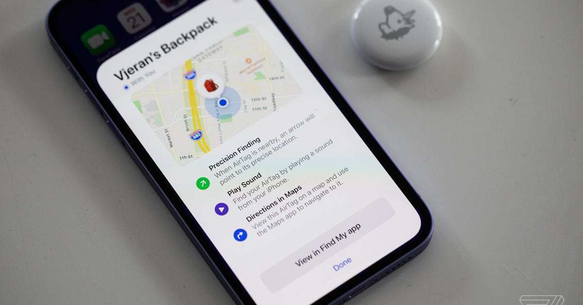 image for AirTag location trackers are smart, capable, and very Apple