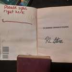 image for I would like to share with you all the time I was politely dissed by R.L. Stine. I was in 4th Grade and mailed my book to him to autograph.