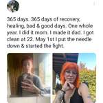 image for 365 days of recovery