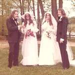 image for Two brothers at their joint wedding, 1970s
