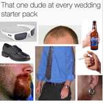 image for That one dude at every wedding starter pack