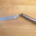 image for My most useful little kitchen knife went to the great drawer in the sky today after 18 years stalwart service :(