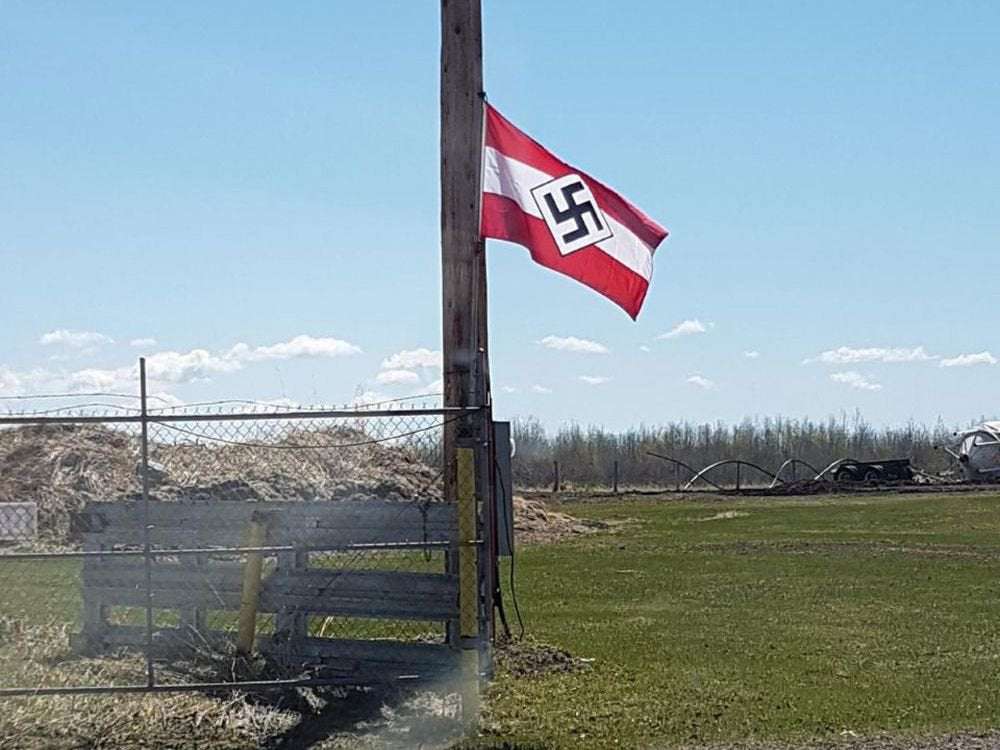 image for 'It is extremely disturbing': Nazi flag seen flying on second rural Alberta property in a week