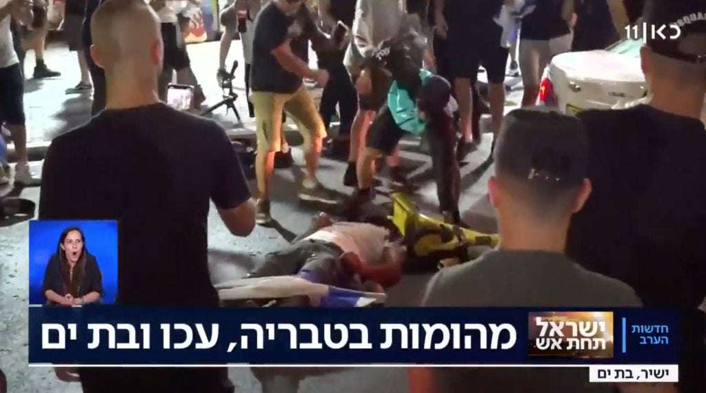 image for ‘We’re watching a lynching’: Jewish crowd in Israel beats Arab man as country erupts in unrest