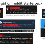 image for "girl on reddit" starterpack