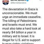 image for Bernie Sanders says it’s time for the United States to defund Israel.