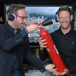 image for Grosjean gets a gift for his first time commentating a GP for french TV
