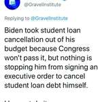 image for Nothing is stopping President Biden from cancelling student loan debt by executive order today