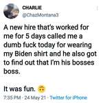 image for He really owned the libs this time