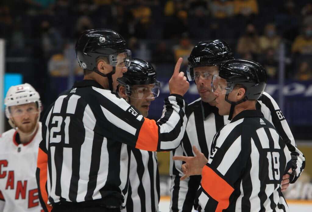 image for Luszczyszyn: NHL playoff officiating is an embarrassment we've accepted for too long