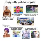 image for Cheap public pool starter pack