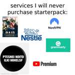 image for Things I will never buy starterpack - Part II