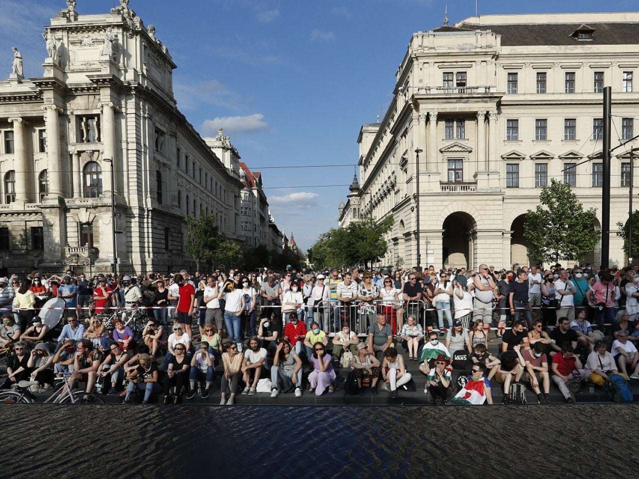 image for Thousands protest in Budapest over Chinese campus