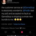 image for GameStop customer service making things right ❤️❤️❤️