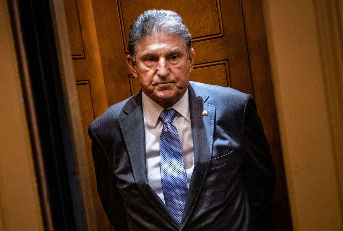image for Joe Manchin's "highly suspicious" reversal on voting bill follows donation from corporate lobby
