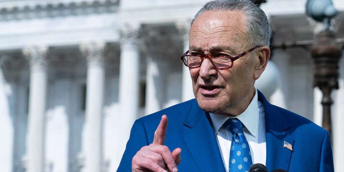 image for Biden tells Chuck Schumer to 'go ahead' with calls for $50,000 in student-debt cancellation