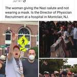 image for Nazi saluting hospital worker gets the boot after being found out