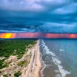 image for Stormy Sunset, Wild Horses Beach, North Carolina (OC) [4882 x 5945]